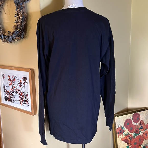 Vintage CORVETTE Size Large Race-Flags Logo Graphic Cotton Longsleeve TeeShirt - Picture 6 of 13